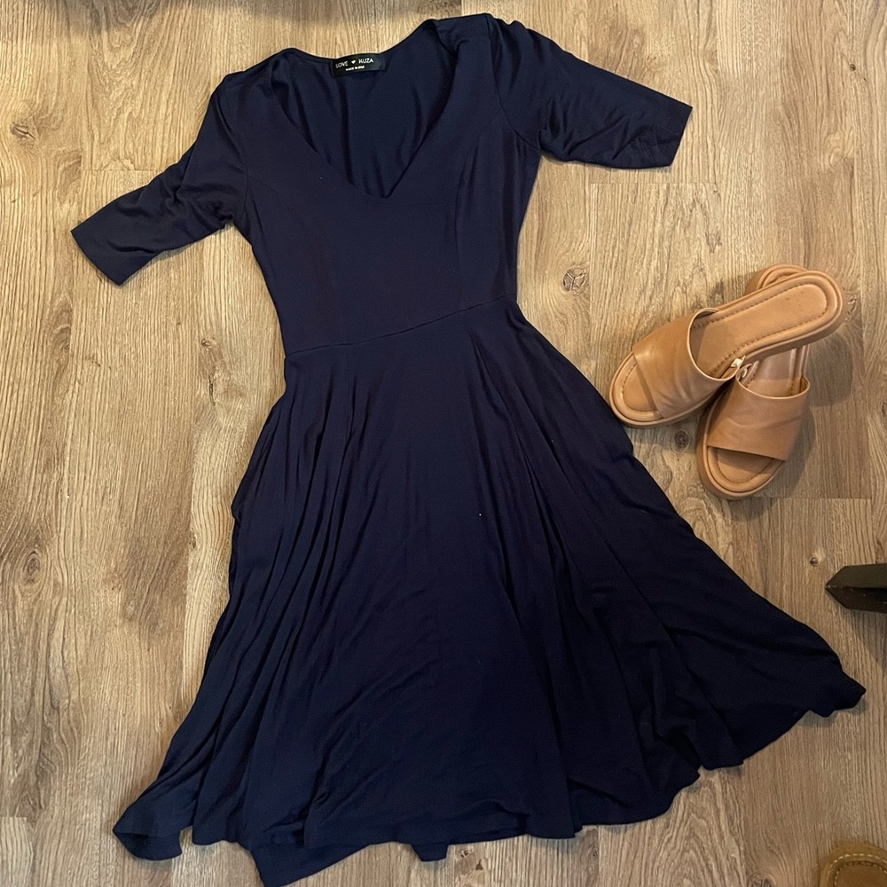Navy Blue Dress